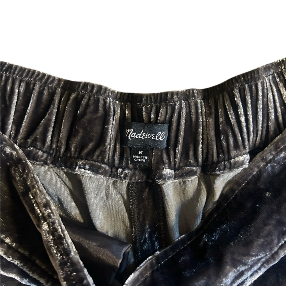 Beautiful Madewell Brown Charcoal Velvet Trousers - Picture 4 of 4